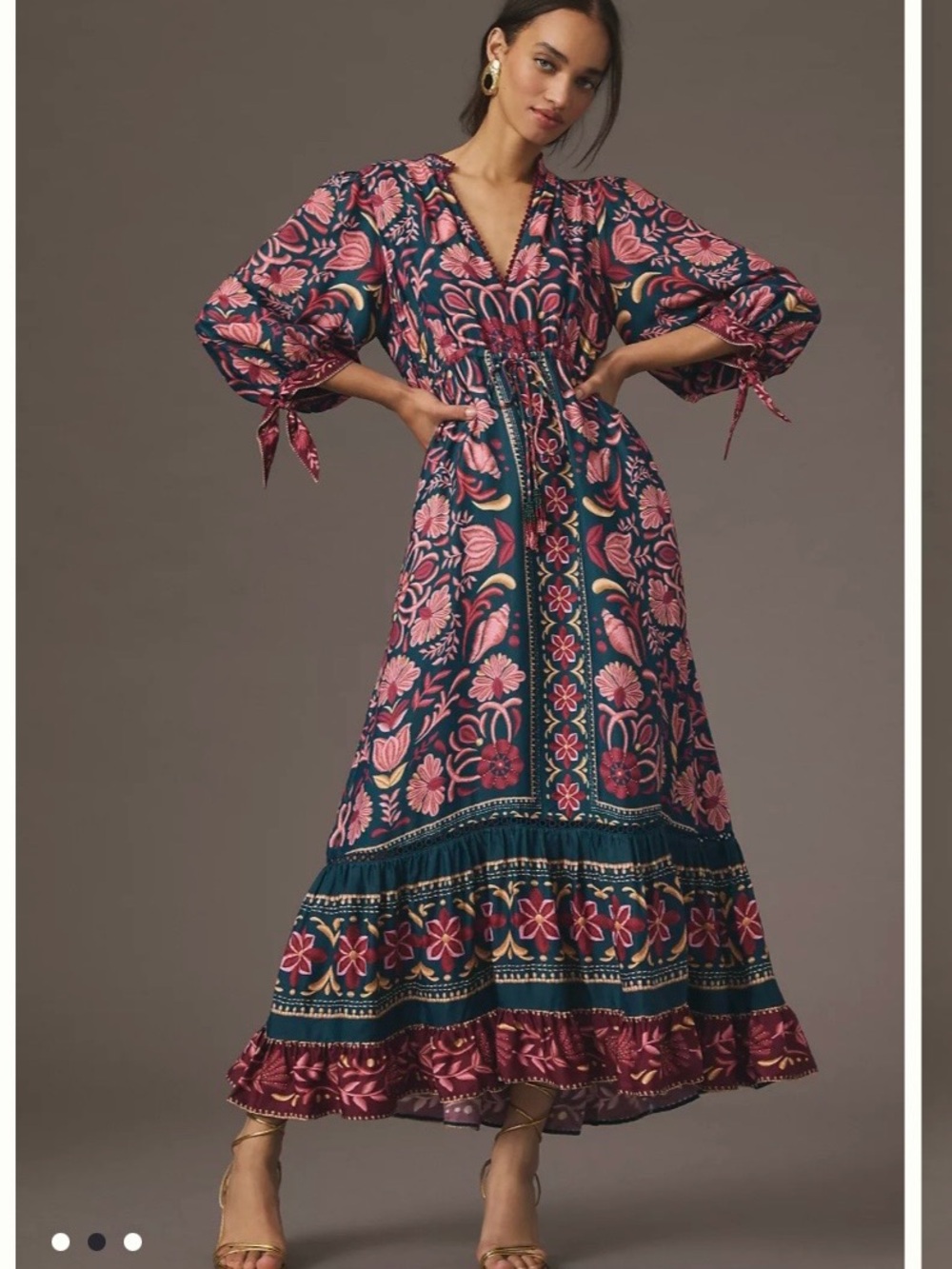Farm Rio Printed Tunic Dress - Picture 2 of 9